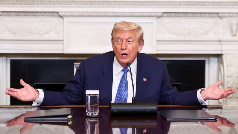 U.S. President Trump participates in a trilateral signing with Armenia's PM Pashinyan and Azerbaijan's President Aliyev, in Washington, D.C.