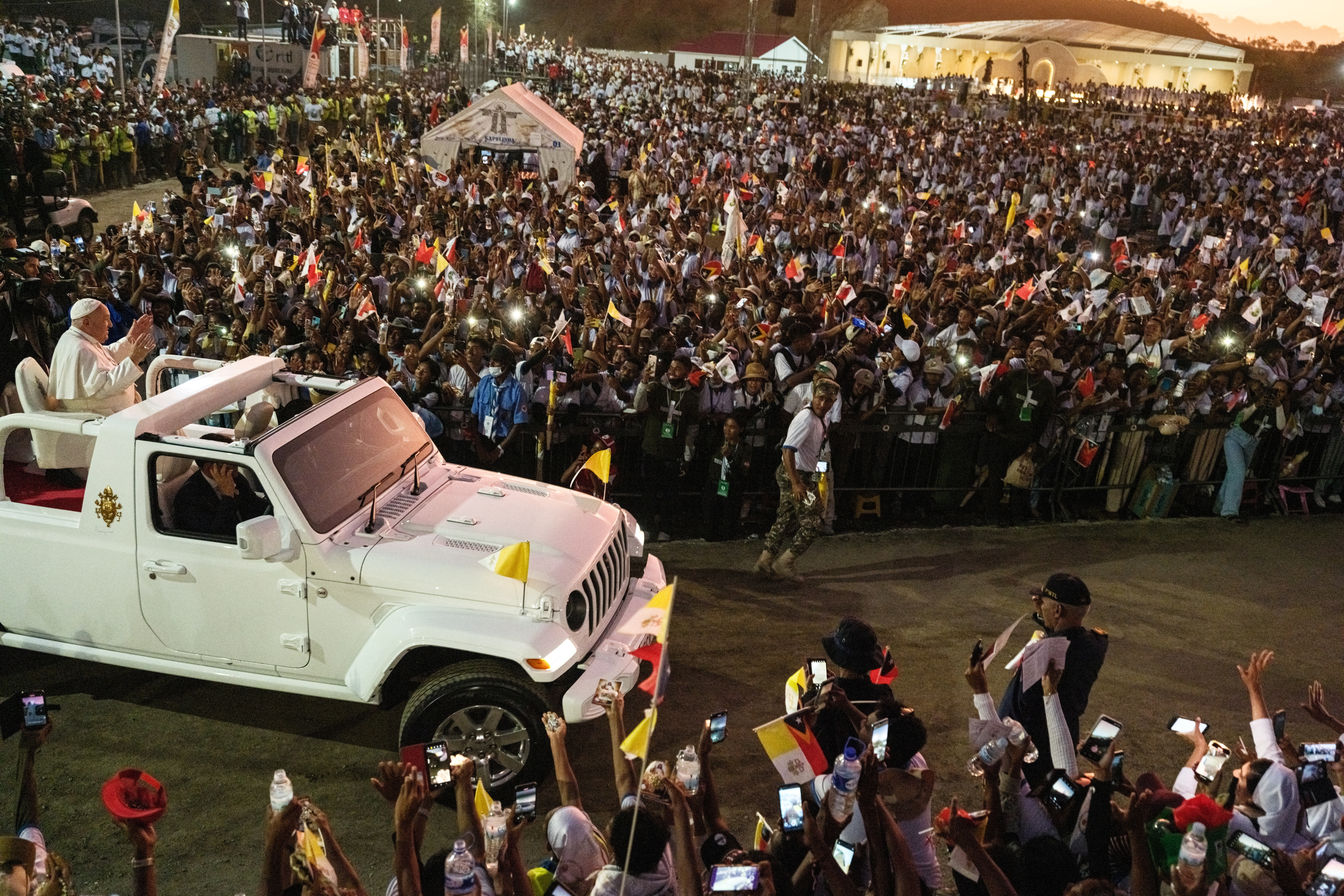 Pope Francis visits East Timor