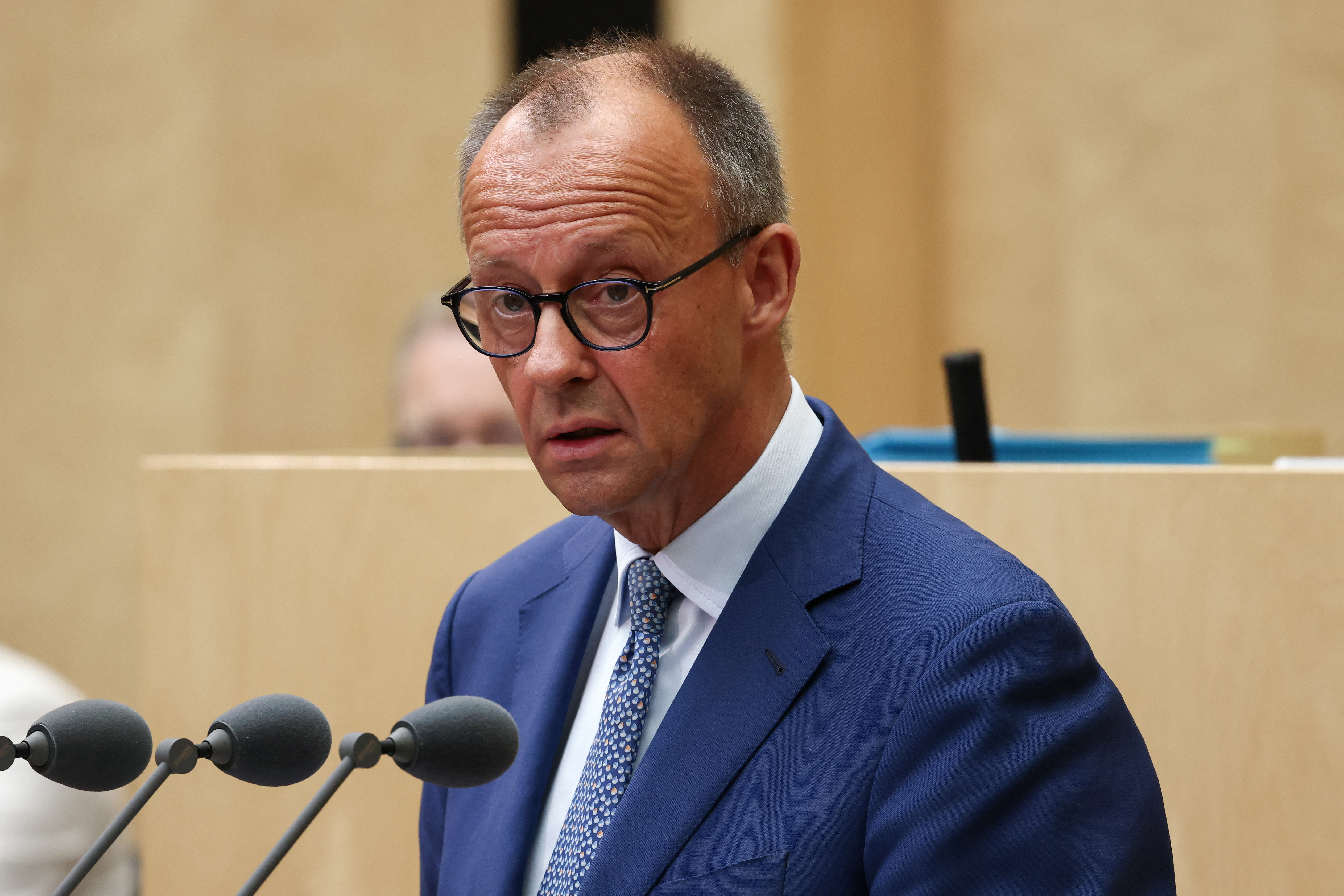 German Chancellor Friedrich Merz delivers Bundesrat speech in Berlin