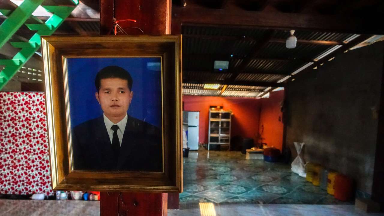 Parents of last slain Thai hostage speaks after his remains returned from Gaza, in Nong Khai province