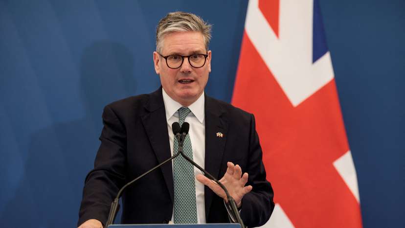 British PM Starmer visits Italy