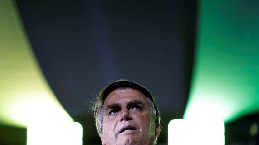 Bolsonaro participates in party event amid coup inquiry, in Goiania