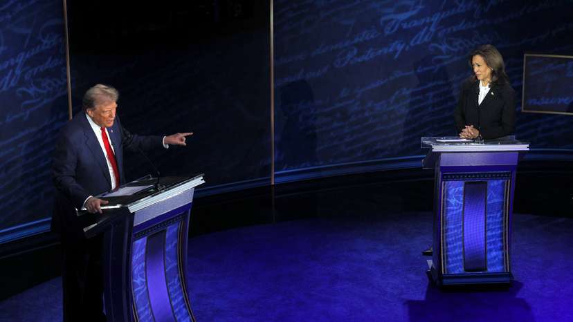 Harris-Trump presidential debate hosted by ABC in Philadelphia, Pennsylvania
