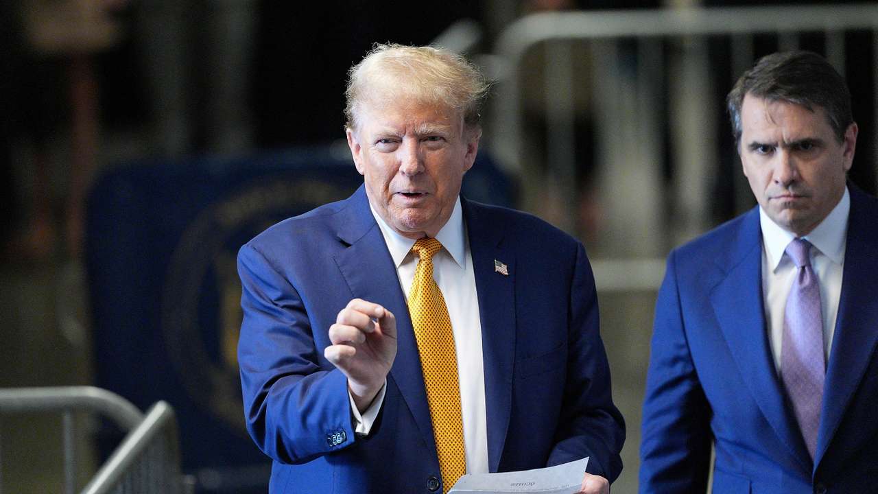 Former U.S. President Trump's criminal trial on charges of falsifying business records continues in New York