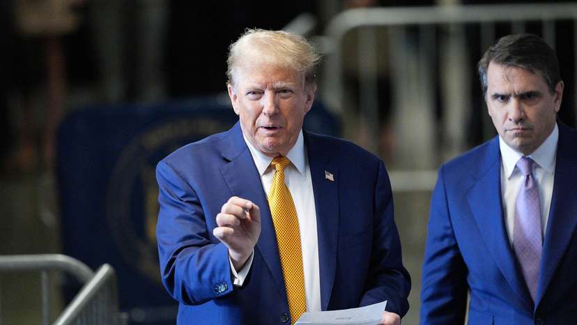 Former U.S. President Trump's criminal trial on charges of falsifying business records continues in New York