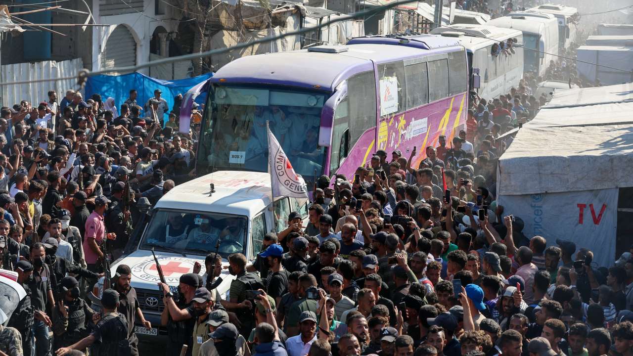 Hostages-prisoners swap and ceasefire deal between Hamas and Israel