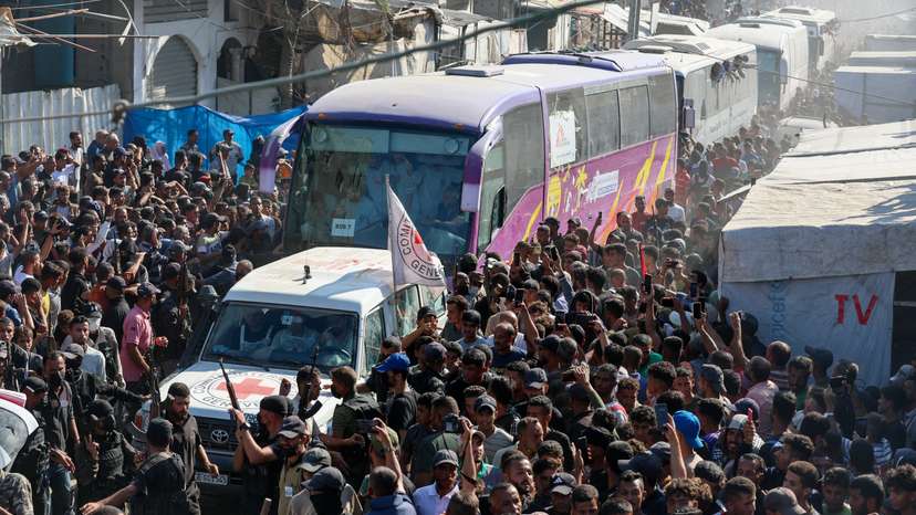 Hostages-prisoners swap and ceasefire deal between Hamas and Israel