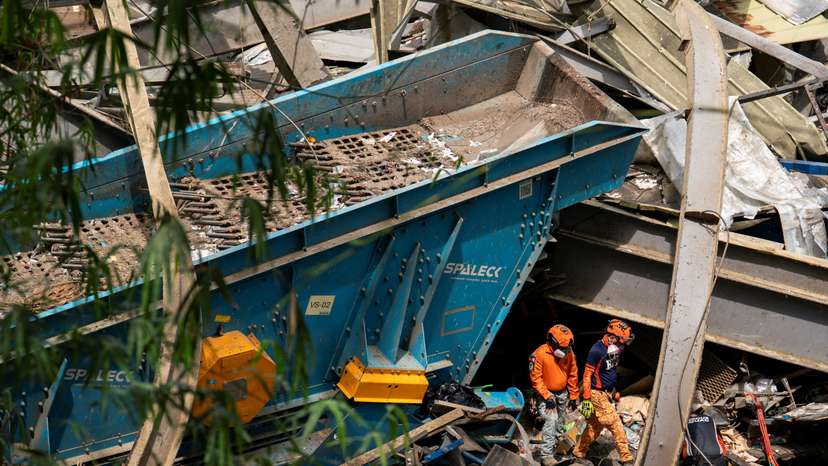 Collapsed landfill in Binaliw, Cebu