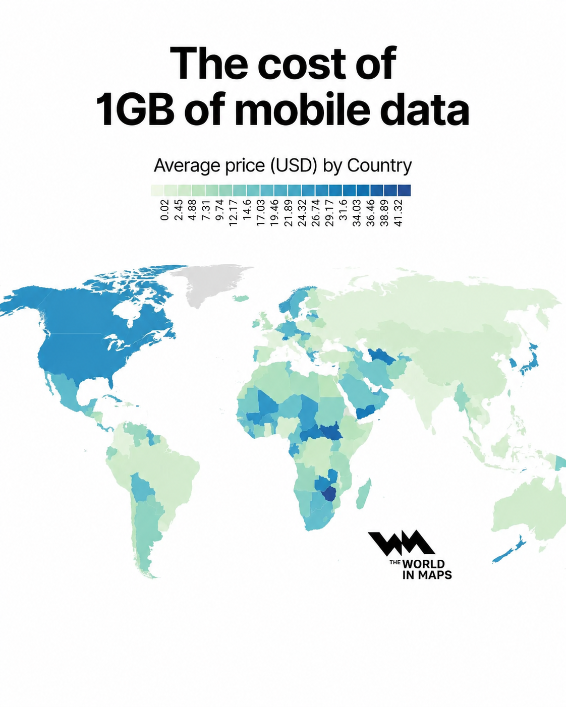 The cost of mobile data