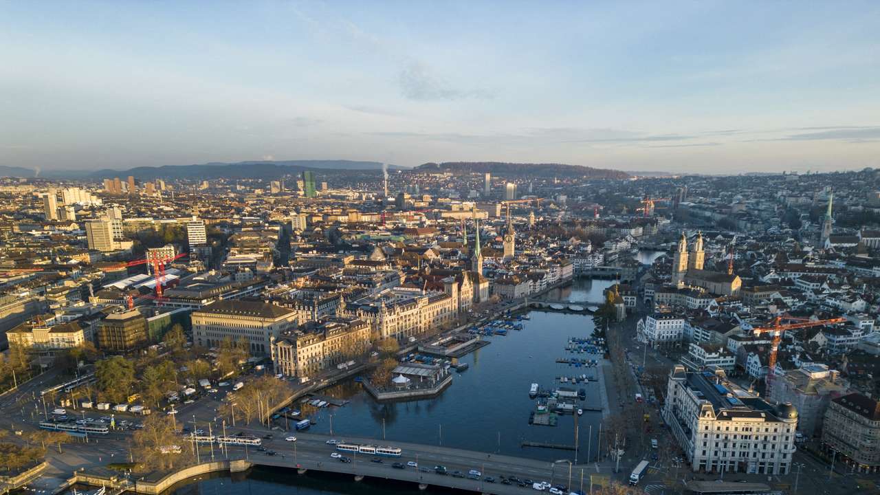FILE PHOTO: FILE PHOTO: The Limmat river and the city are seen early morning in Zurich