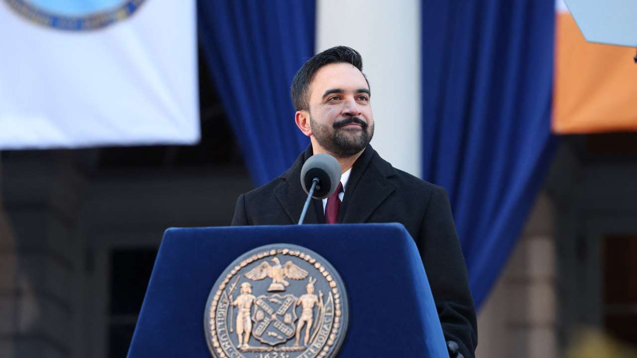 Zohran Mamdani's inauguration ceremony in New York City