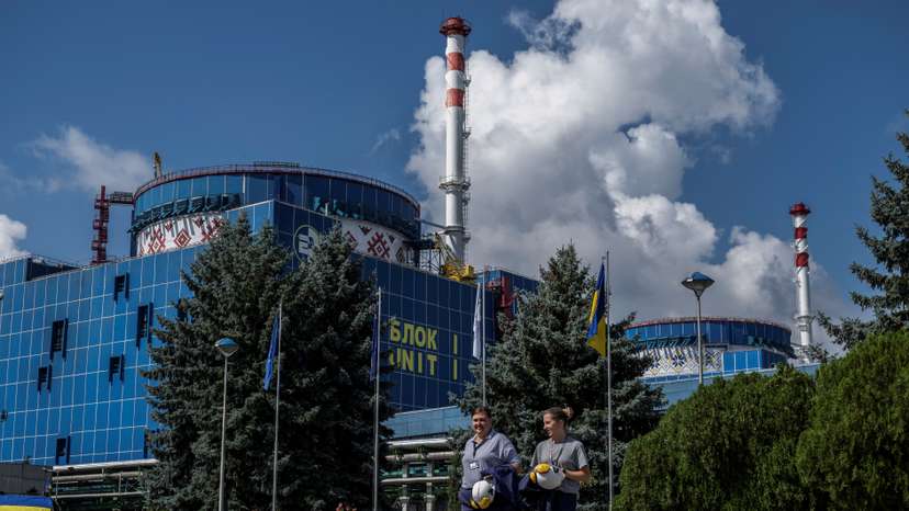 Khmelnytskyi Nuclear Power Plant near the town of Netishyn
