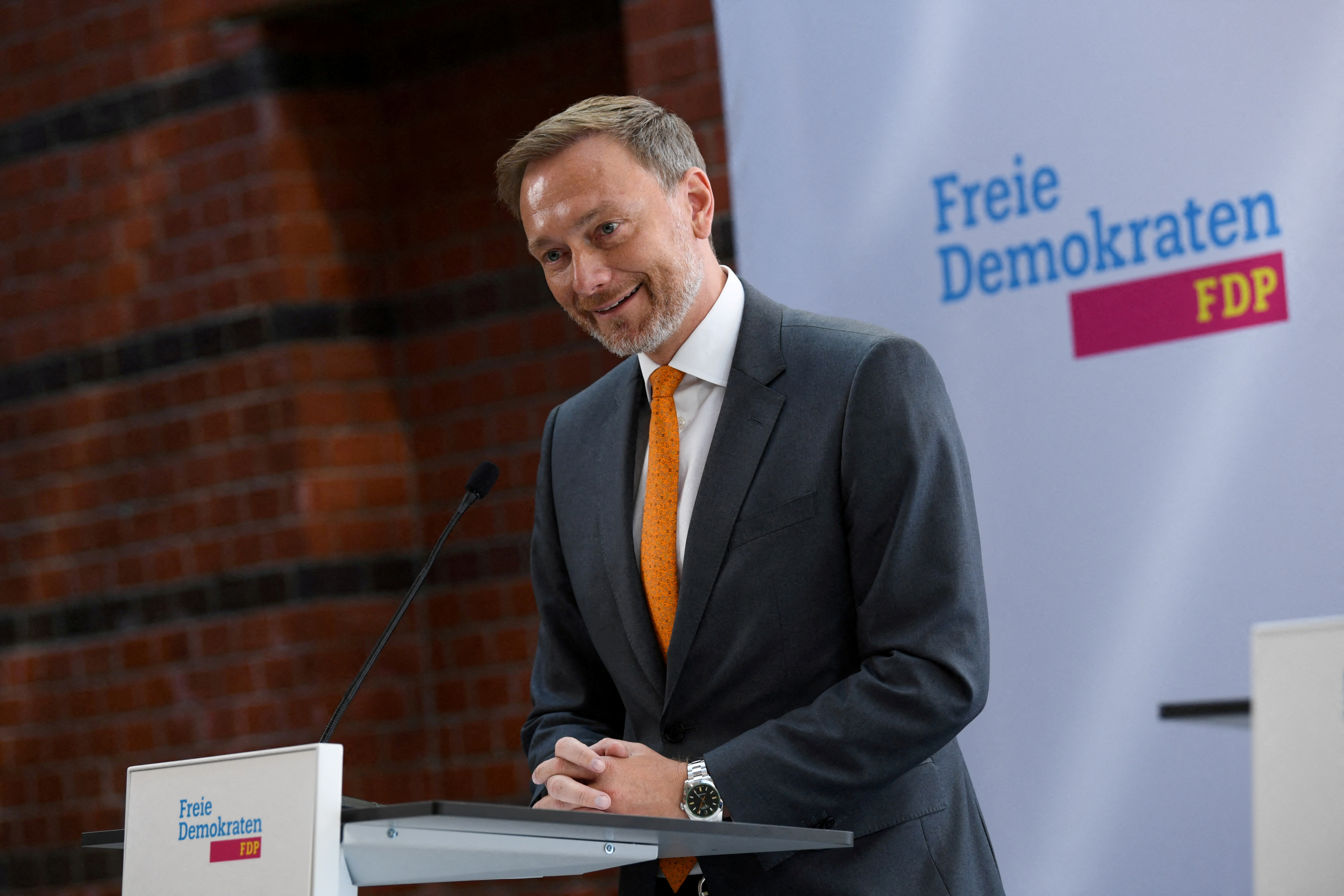 FILE PHOTO: News conference after Germany's Schleswig-Holstein state elections, in Berlin