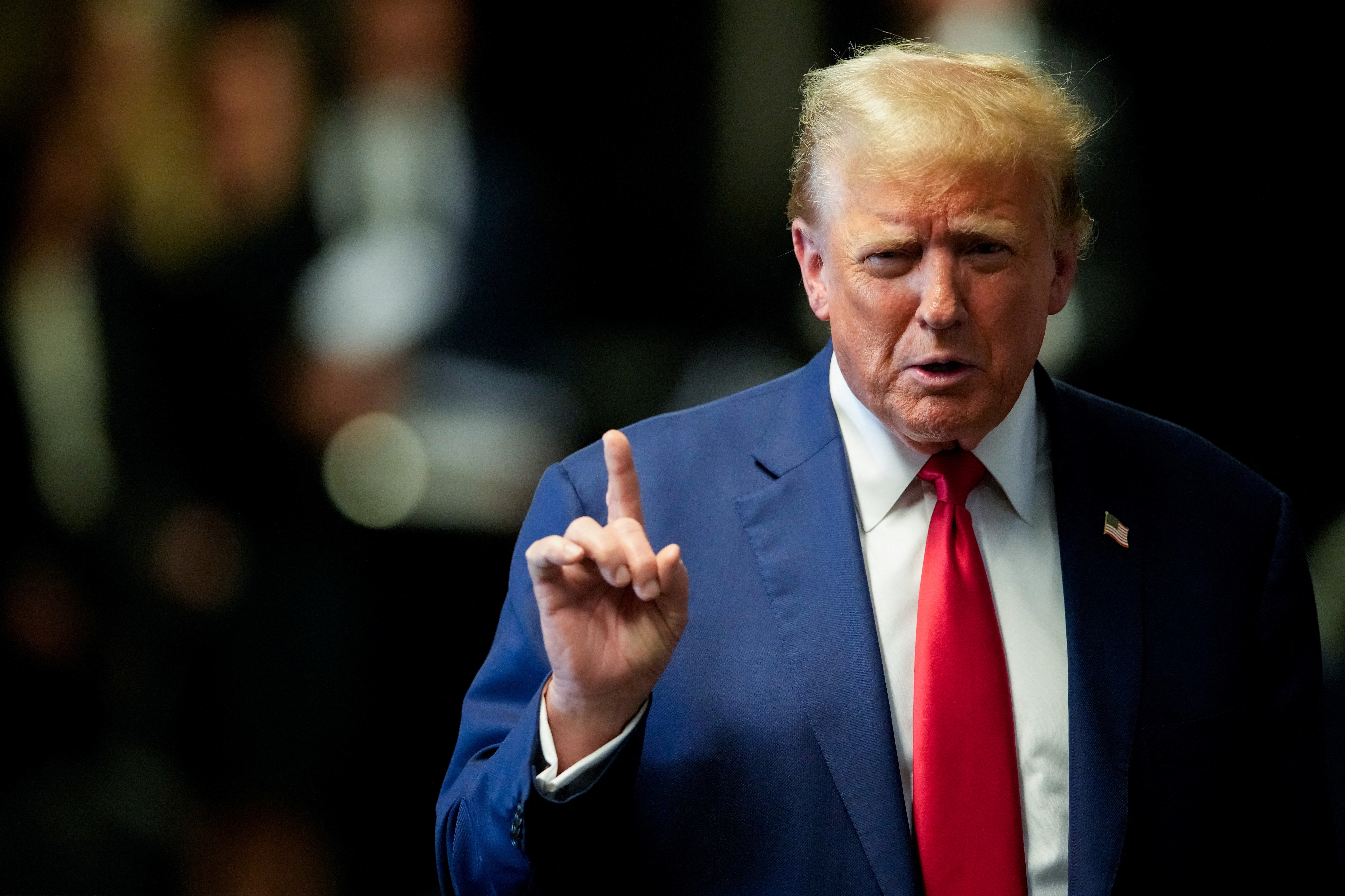 Former U.S. President Trump's criminal trial on charges of falsifying business records continues in New York