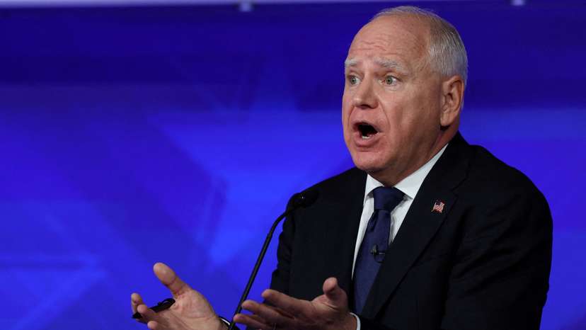 Vice Presidential debate between Walz and Vance in New York