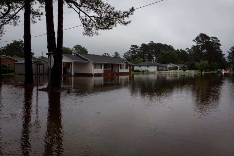 Tropical Storm Debby moves across South Carolina
