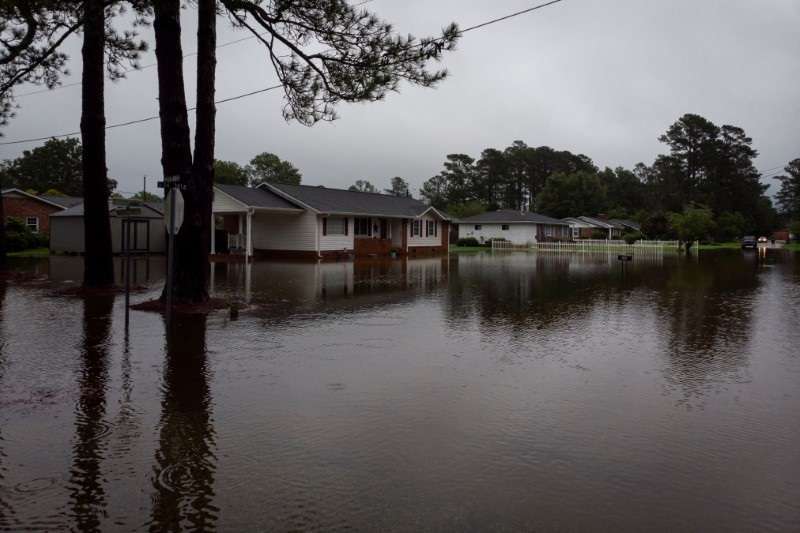 Tropical Storm Debby moves across South Carolina