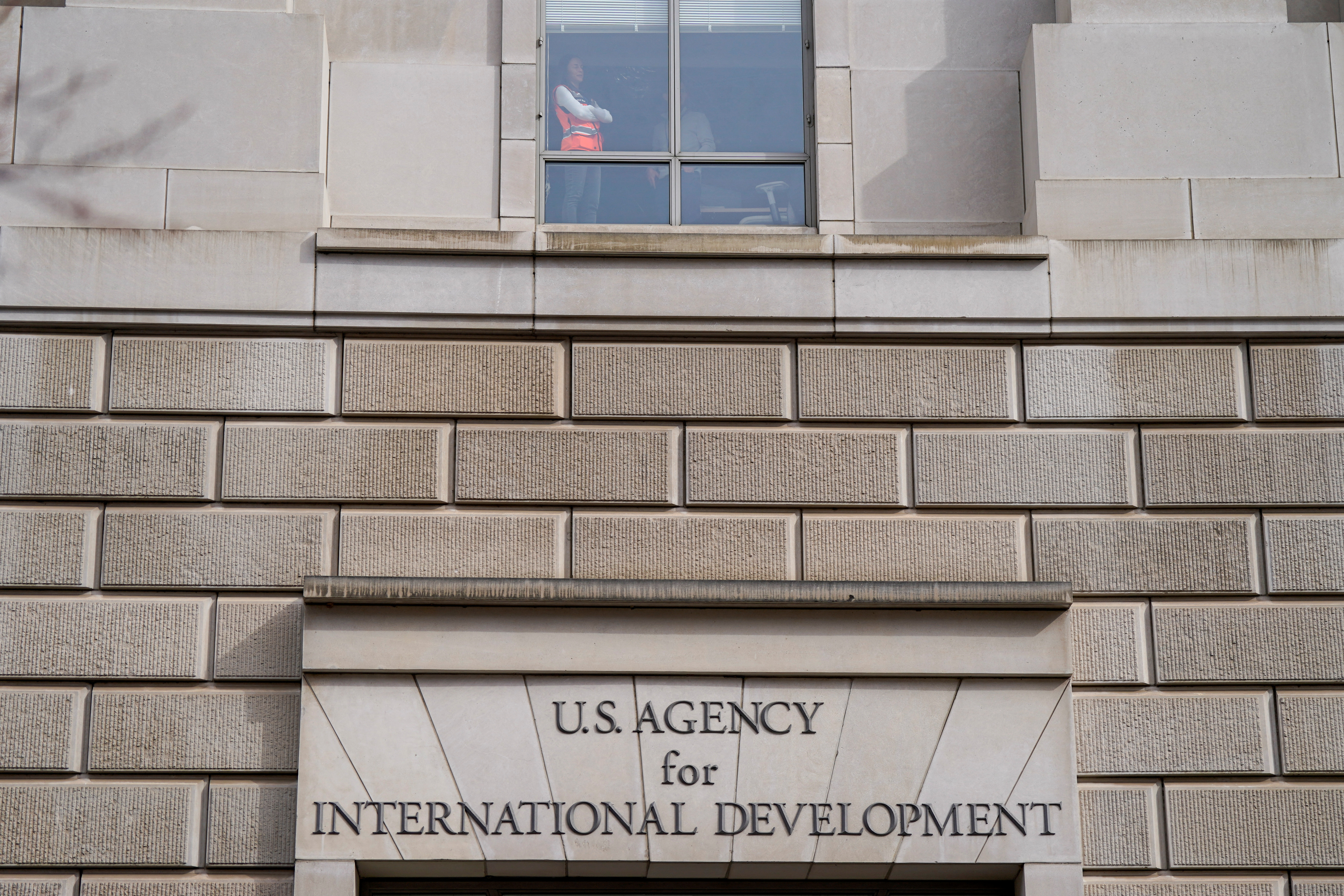 The USAID building sits closed, after Musk said work is underway to shut down the U.S. foreign aid agency USAID, in Washington