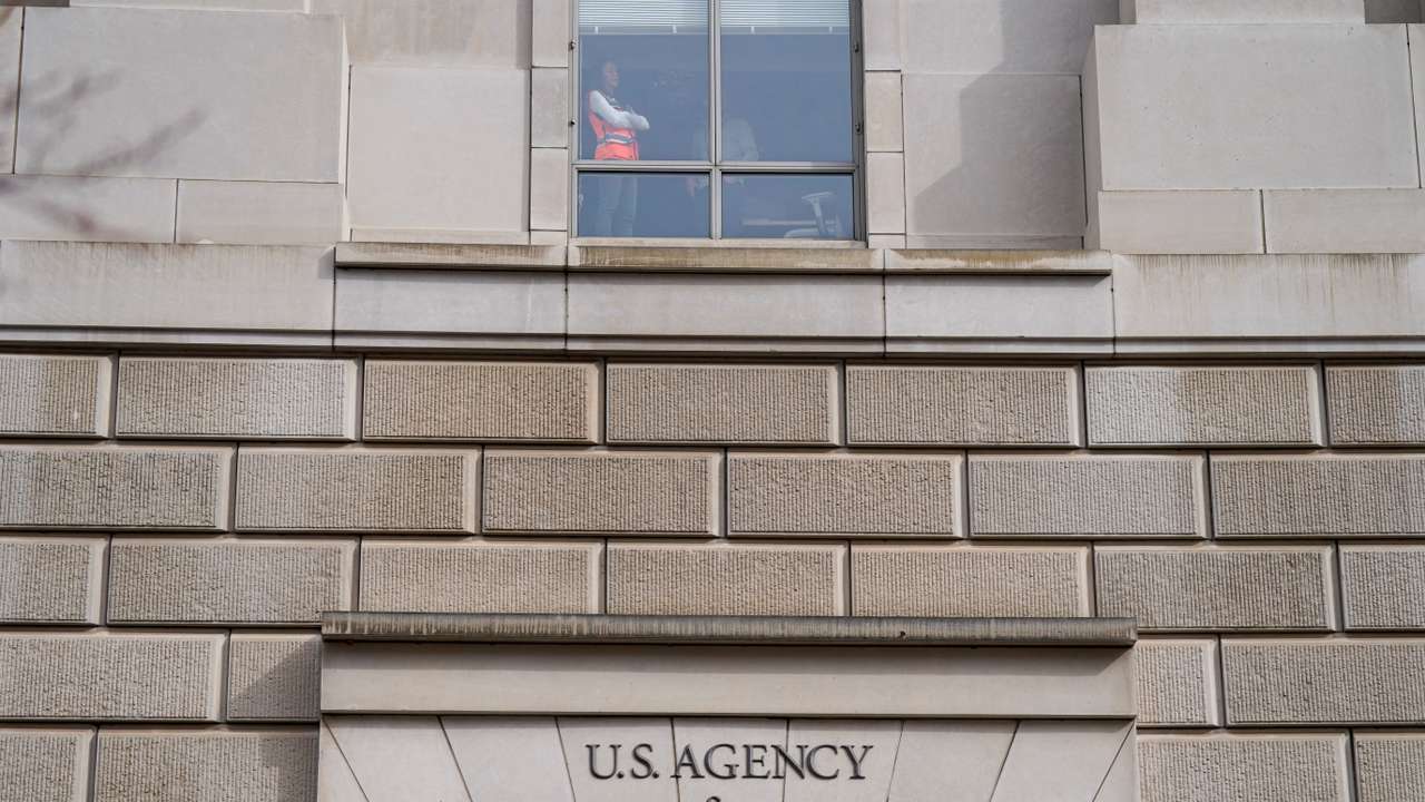 The USAID building sits closed, after Musk said work is underway to shut down the U.S. foreign aid agency USAID, in Washington