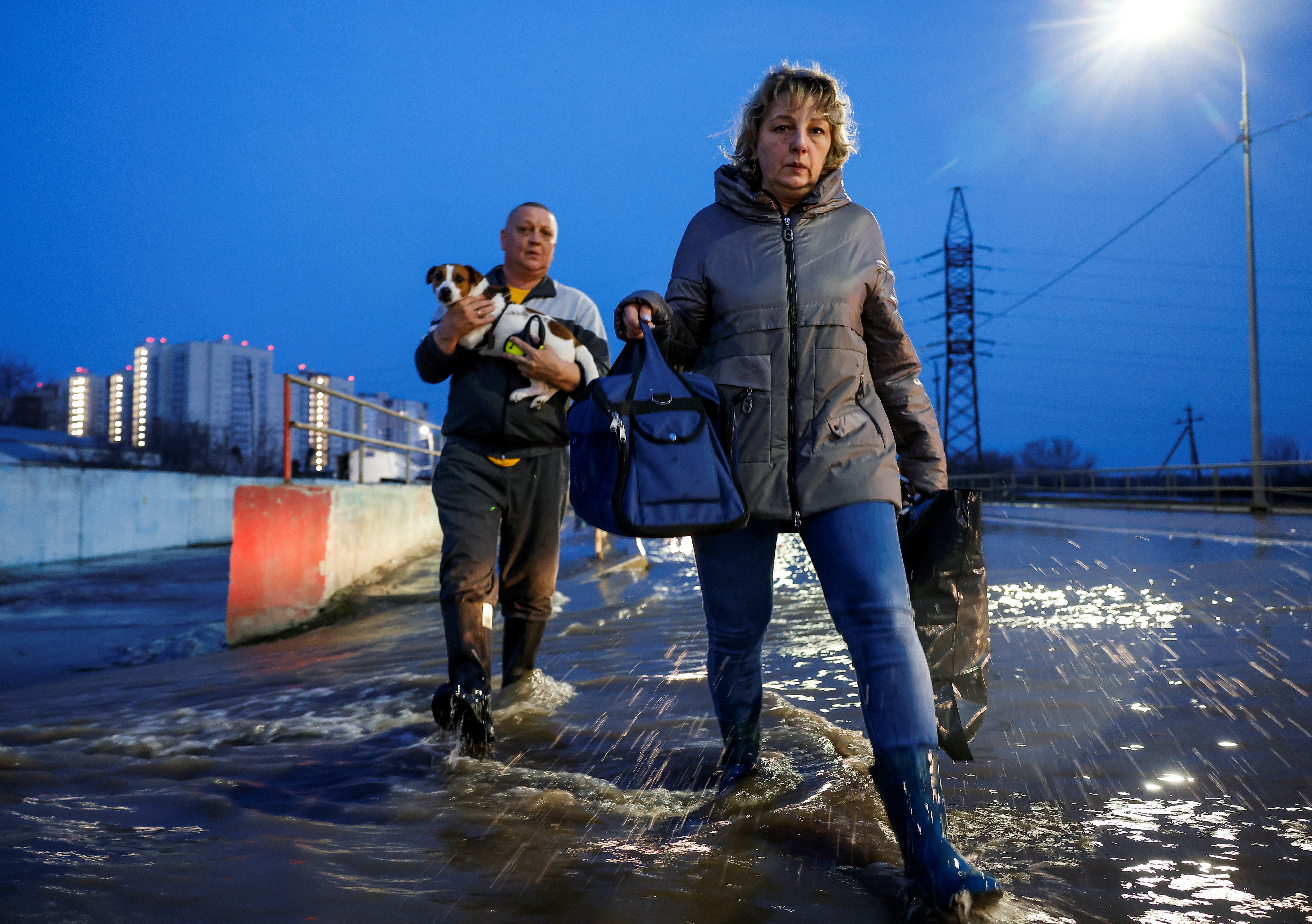 Flooding in Orenburg region