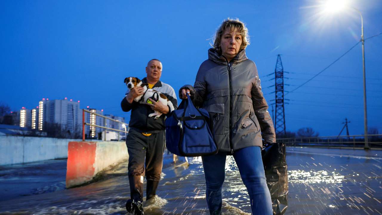 Flooding in Orenburg region