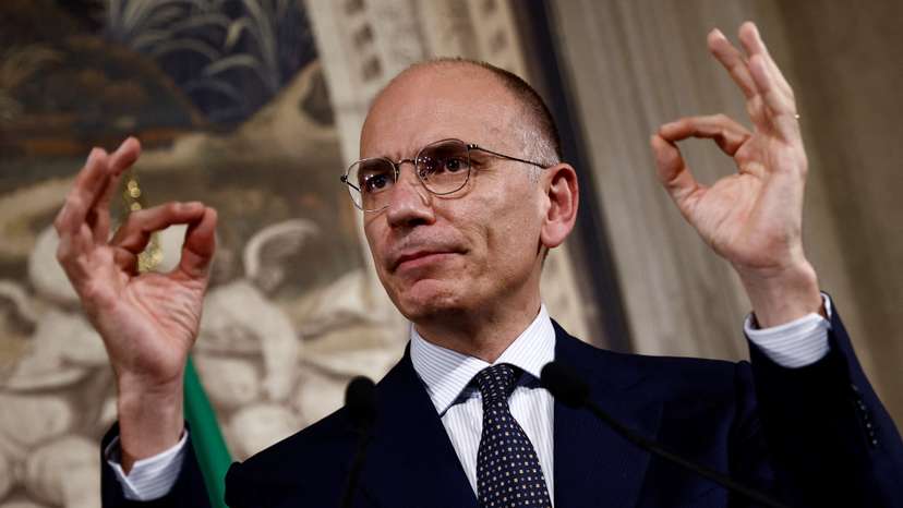 Leaders of Italy's parties meet with Italian President Mattarella, in Rome