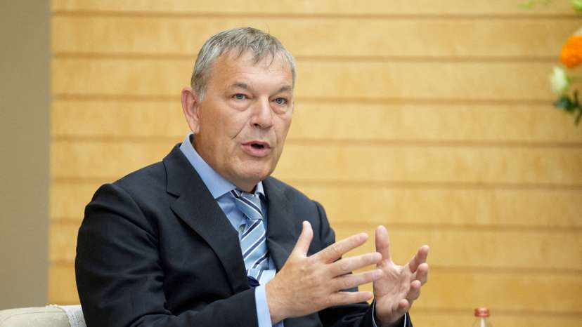 FILE PHOTO: Commissioner-General of the United Nations Relief and Works Agency for Palestine Refugees in the Near East (UNRWA) Philippe Lazzarini visits Japan