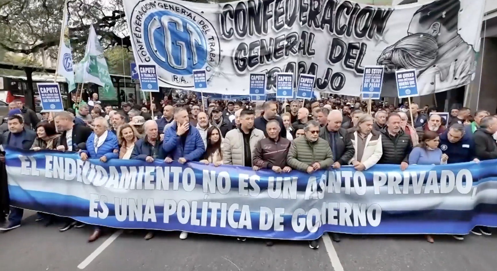 Argentines March Against Hardship