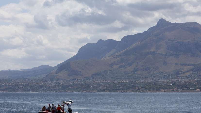 Rescue operations continue after a luxury yacht sank off Sicily