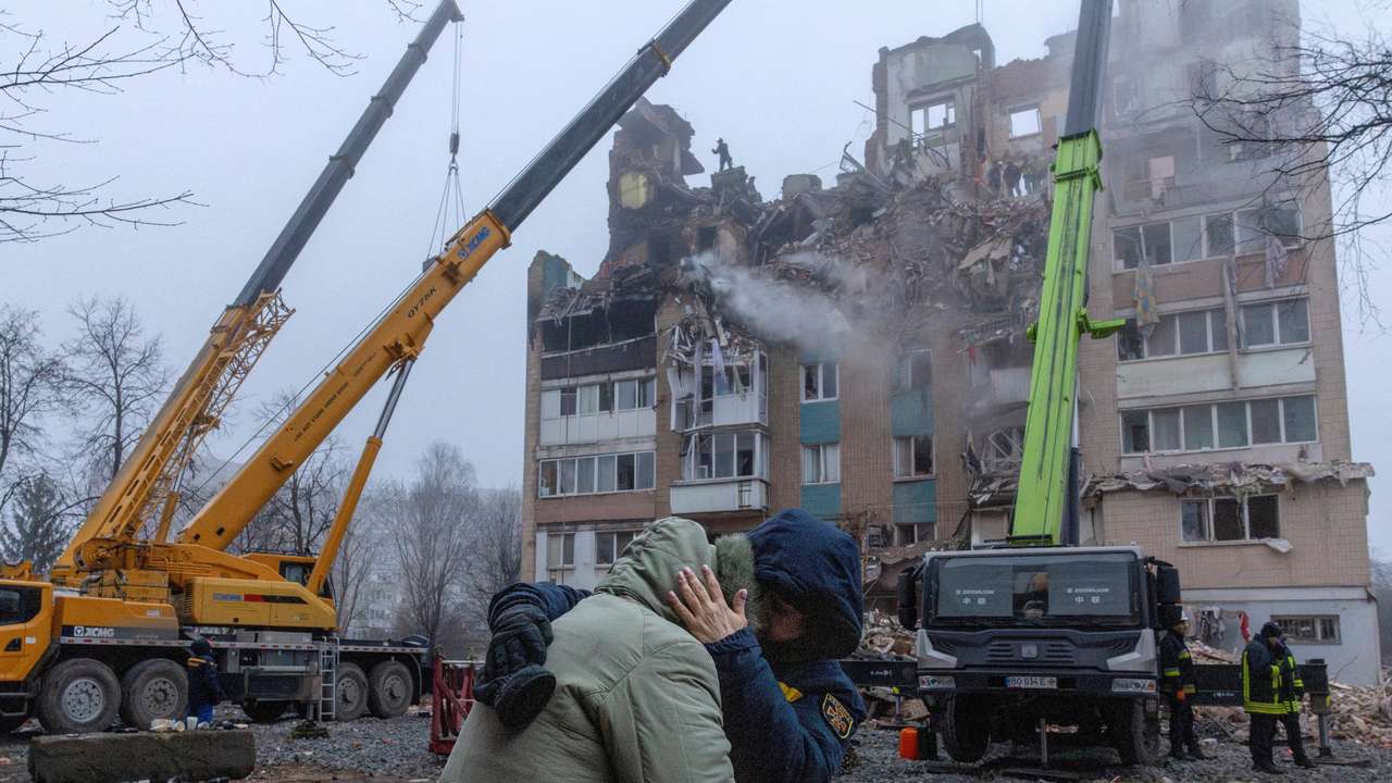 FILE PHOTO: Aftermath of Russian missile attack in Ternopil