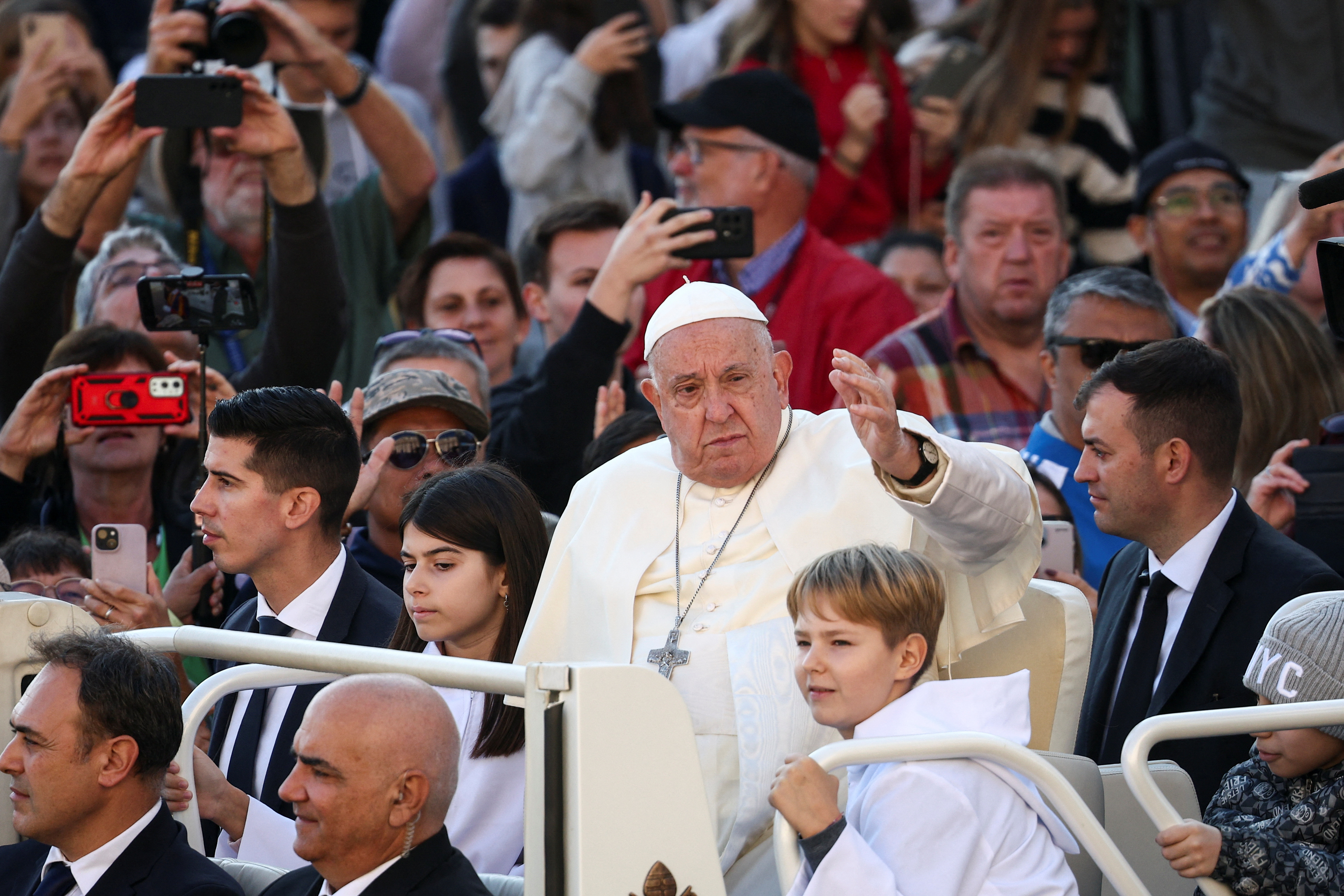 Pope Francis holds weekly general audience, in St. Peter's Square
