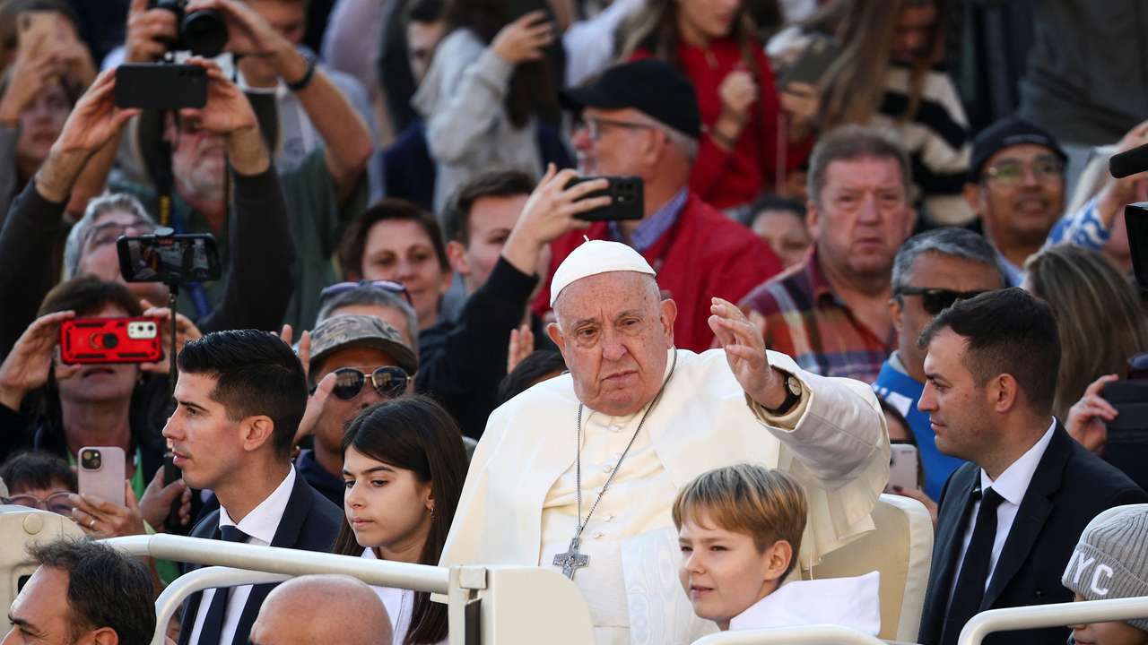 Pope Francis holds weekly general audience, in St. Peter's Square