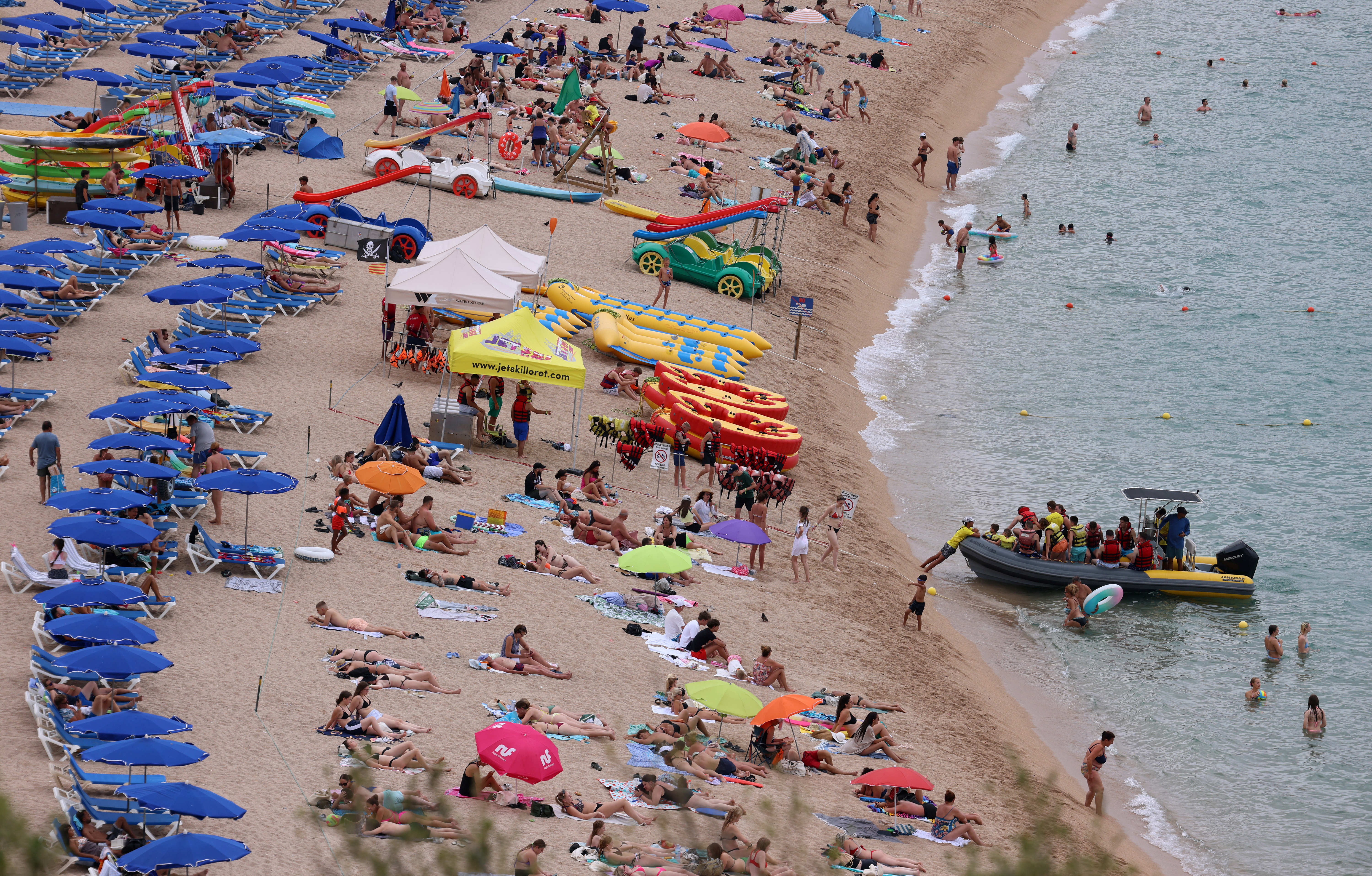 Spain's tourism boom leaves locals struggling to get to the beach