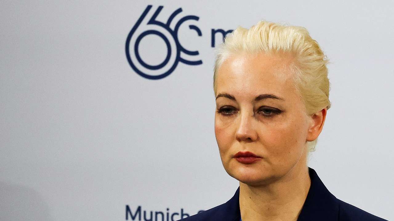 Russian late opposition leader Alexei Navalny's wife Yulia attends the Munich Security Conference