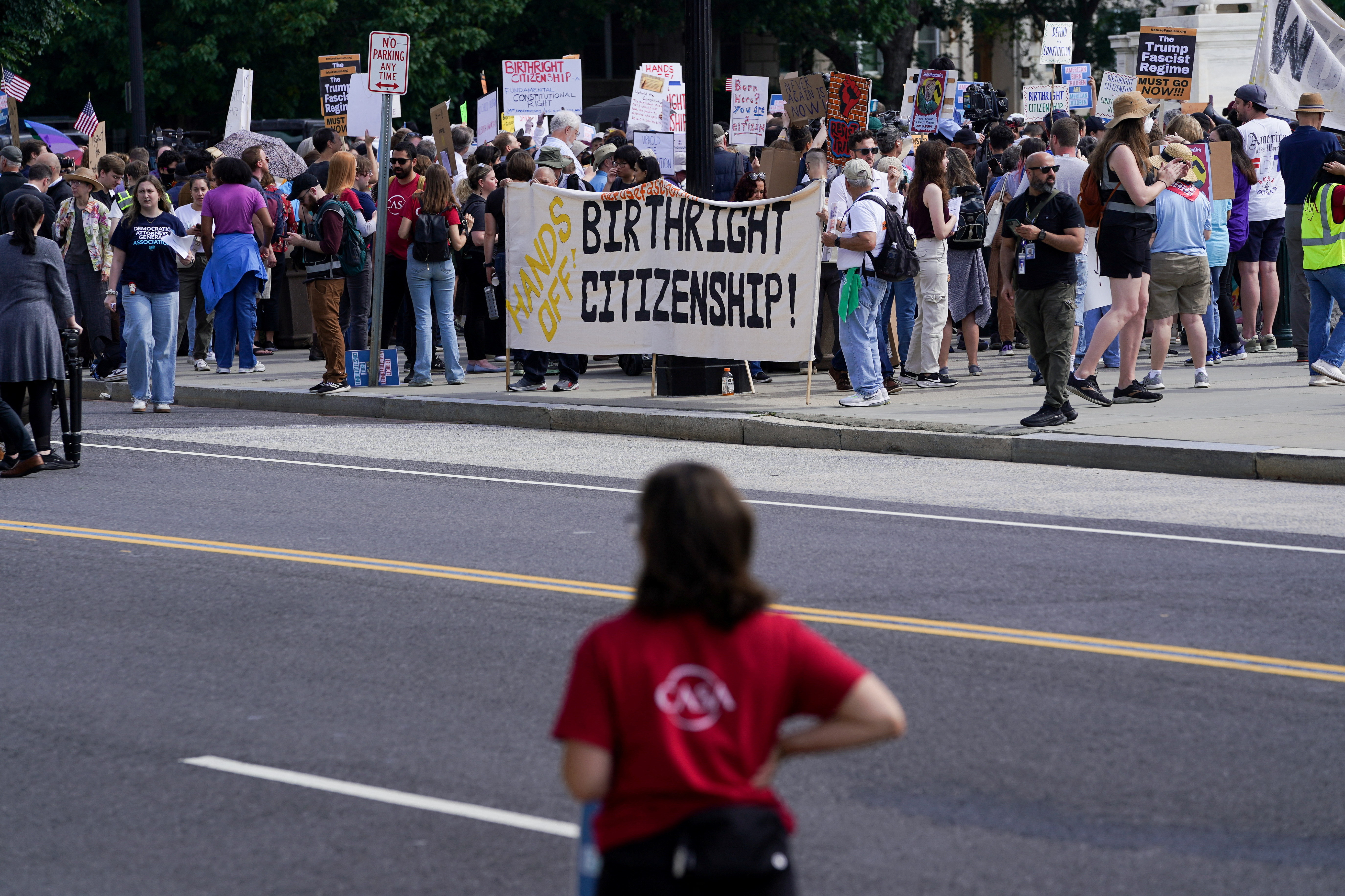 U.S. Supreme Court hears U.S. President Trump's bid to enforce birthright citizenship order, in Washington