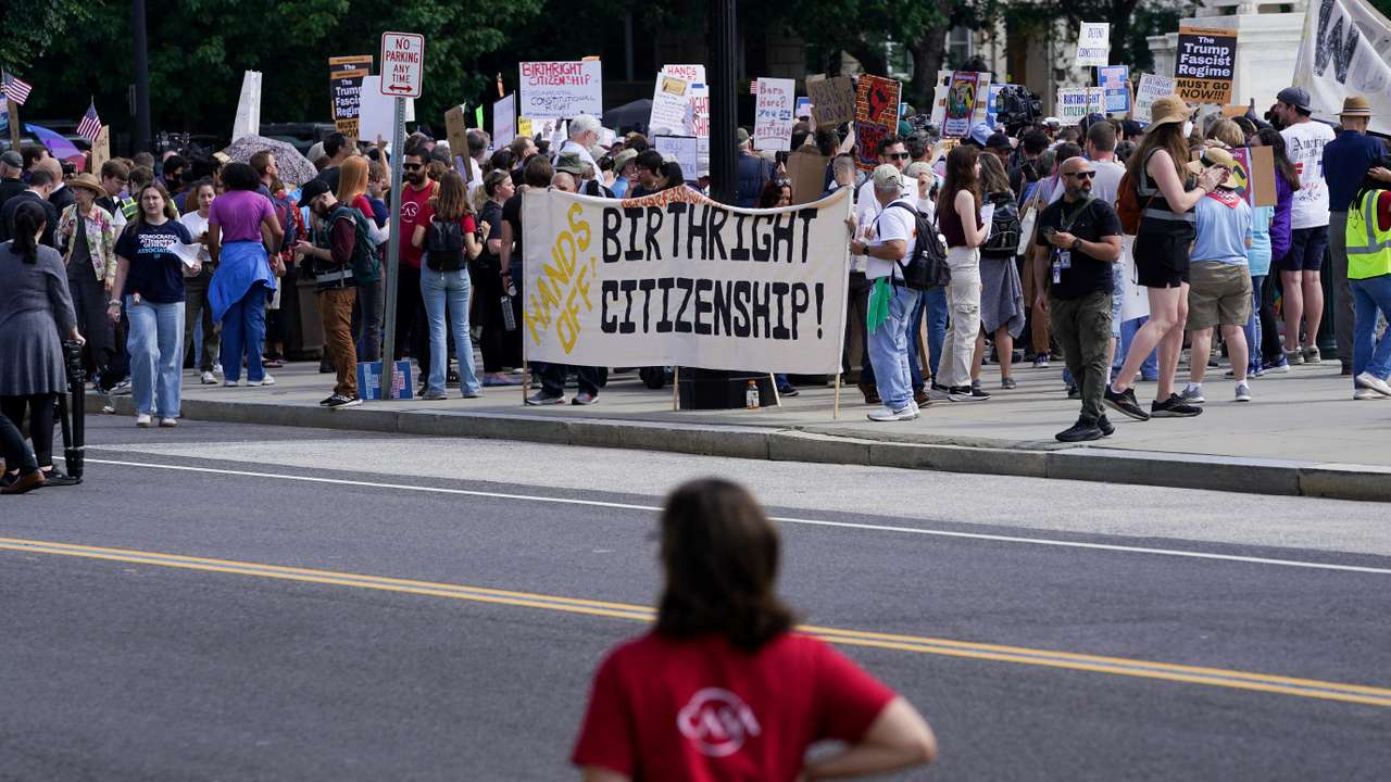 U.S. Supreme Court hears U.S. President Trump's bid to enforce birthright citizenship order, in Washington
