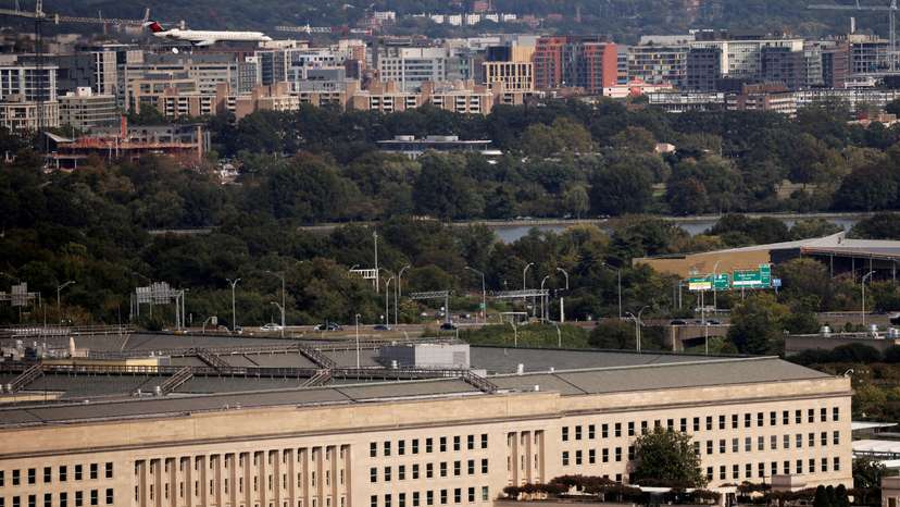 FILE PHOTO: The Pentagon building is seen in Arlington, Virginia, U.S.