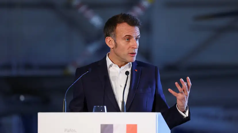 French President Emmanuel Macron visits Cyprus