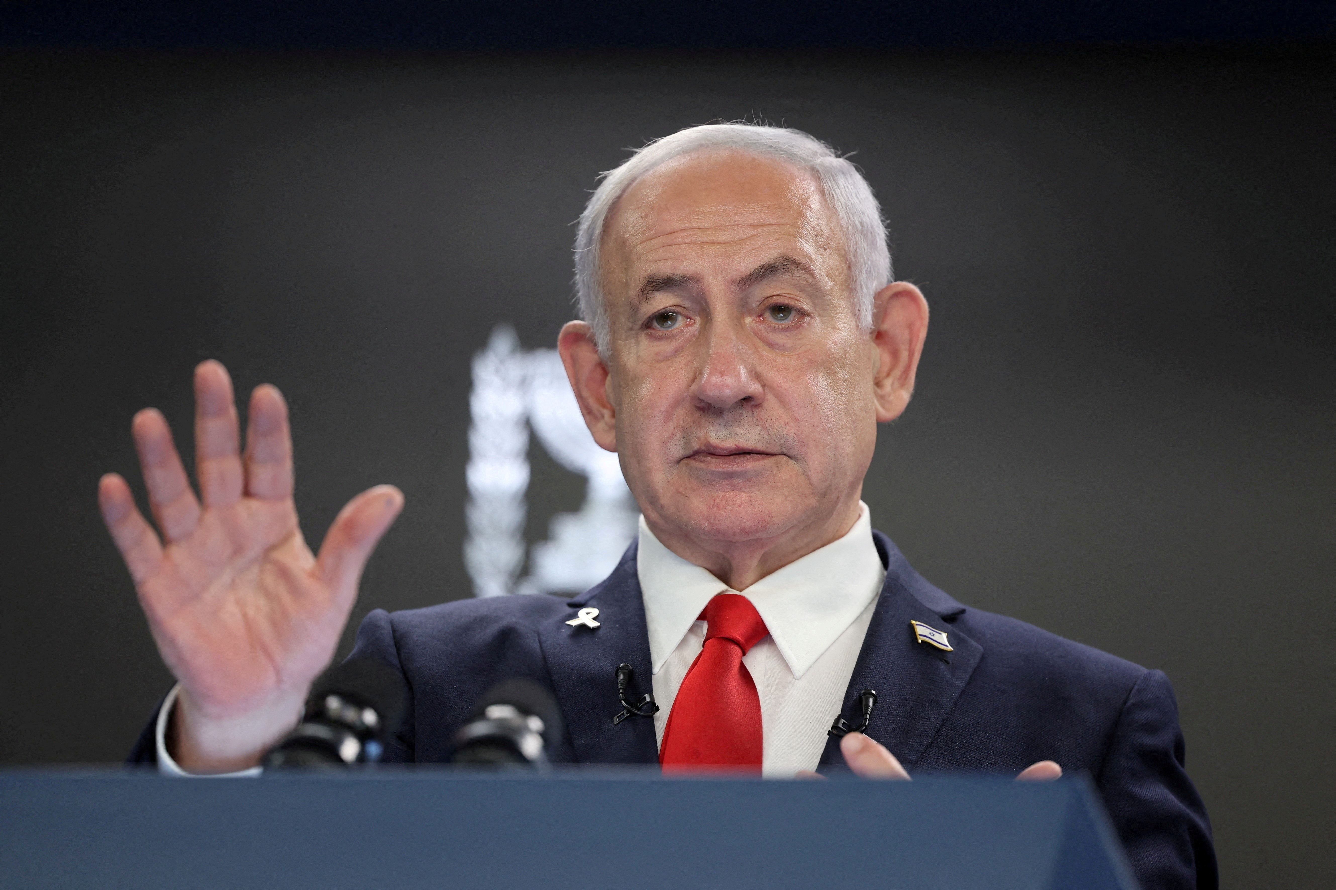 FILE PHOTO: Israeli Prime Minister Benjamin Netanyahu's press conference in Jerusalem