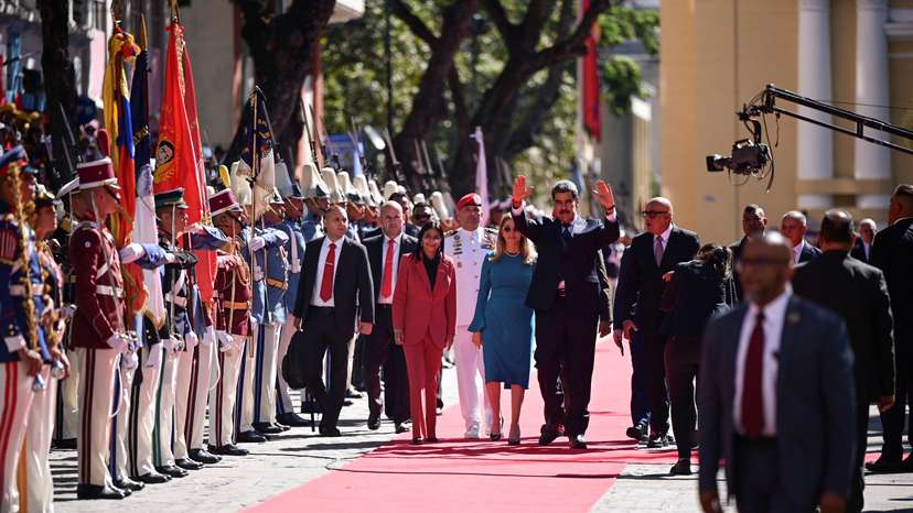 Nicolas Maduro is sworn in for his third term as Venezuela's President, in Caracas