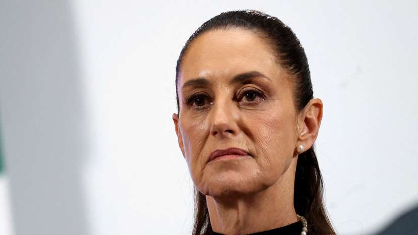 FILE PHOTO: Mexico's President Claudia Sheinbaum holds news conference in Mexico City