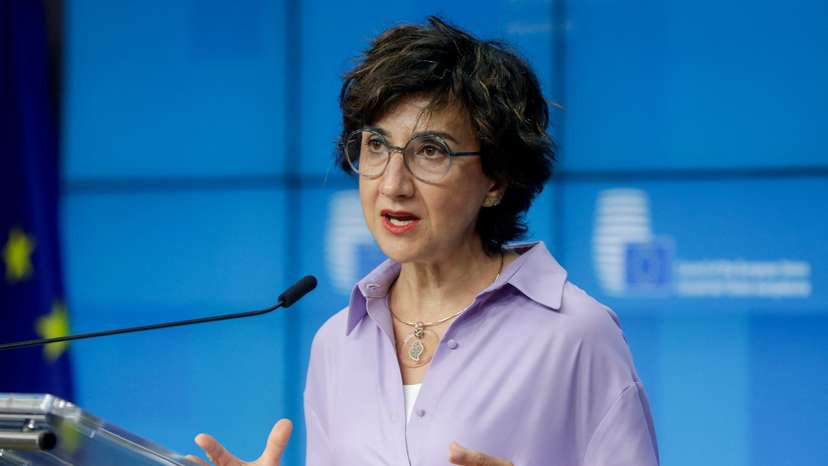 FILE PHOTO: News conference on the Common Agricultural Policy (CAP) at the European Council building in Brussels