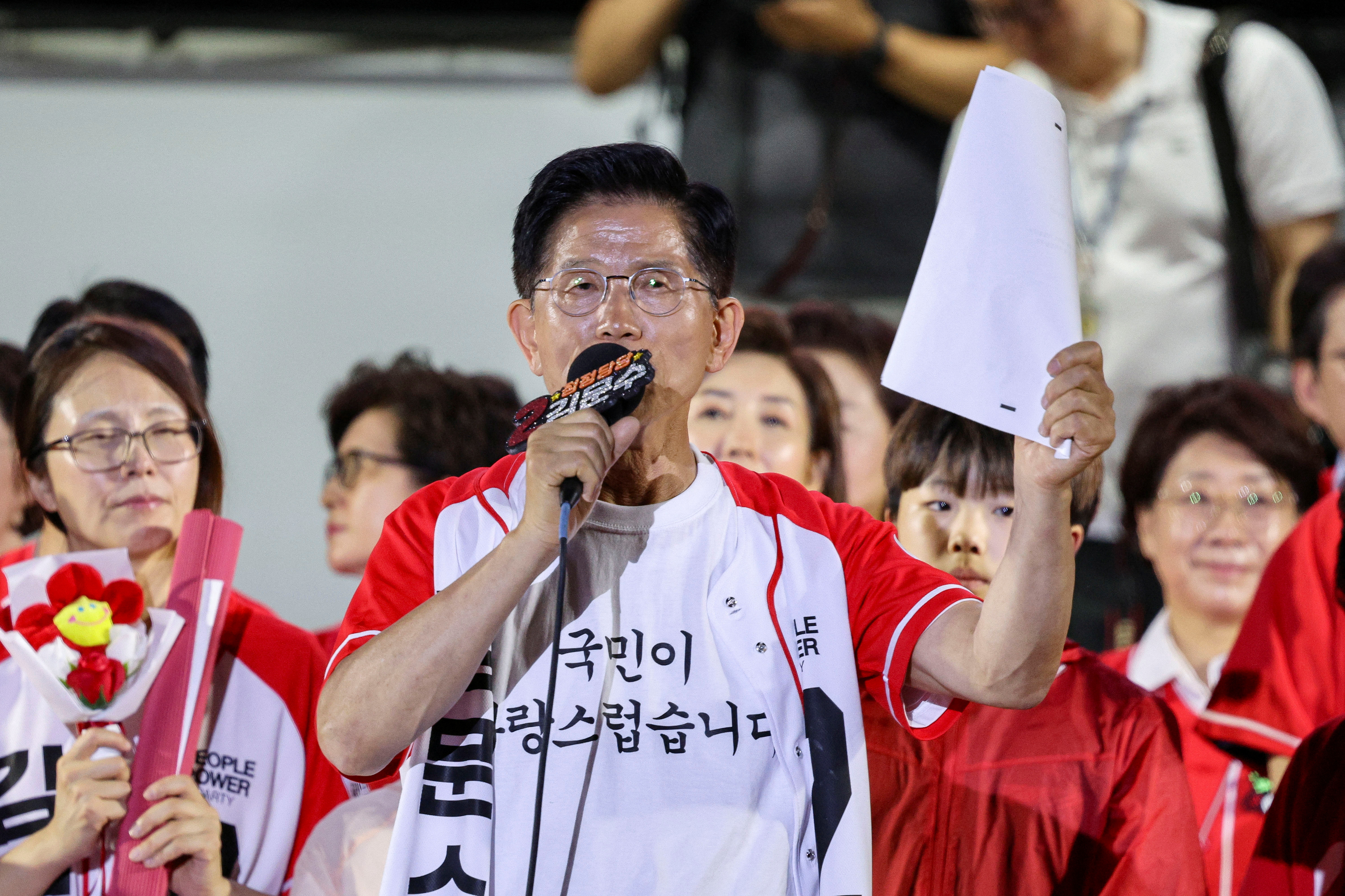 Presidential candidates attend their election campaign rallies