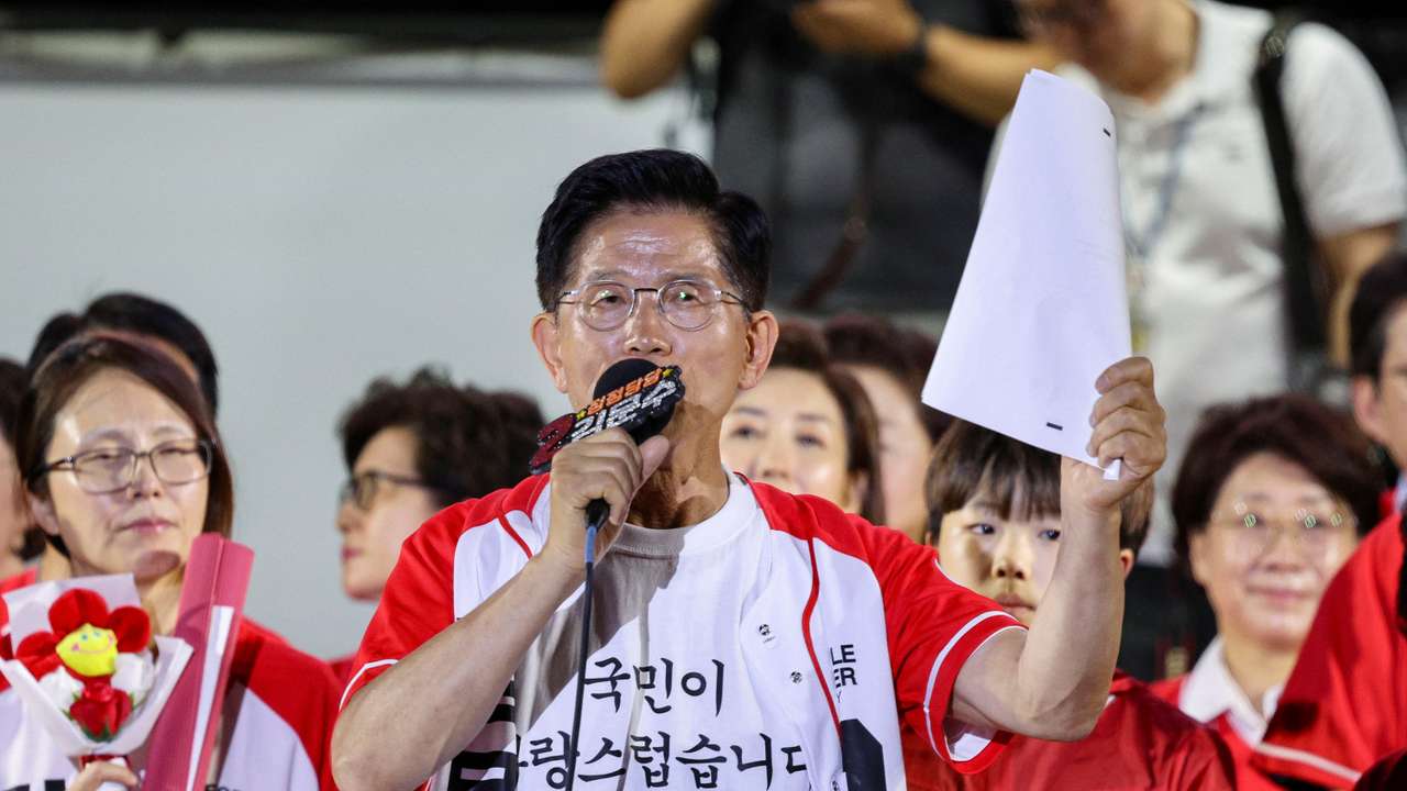 Presidential candidates attend their election campaign rallies