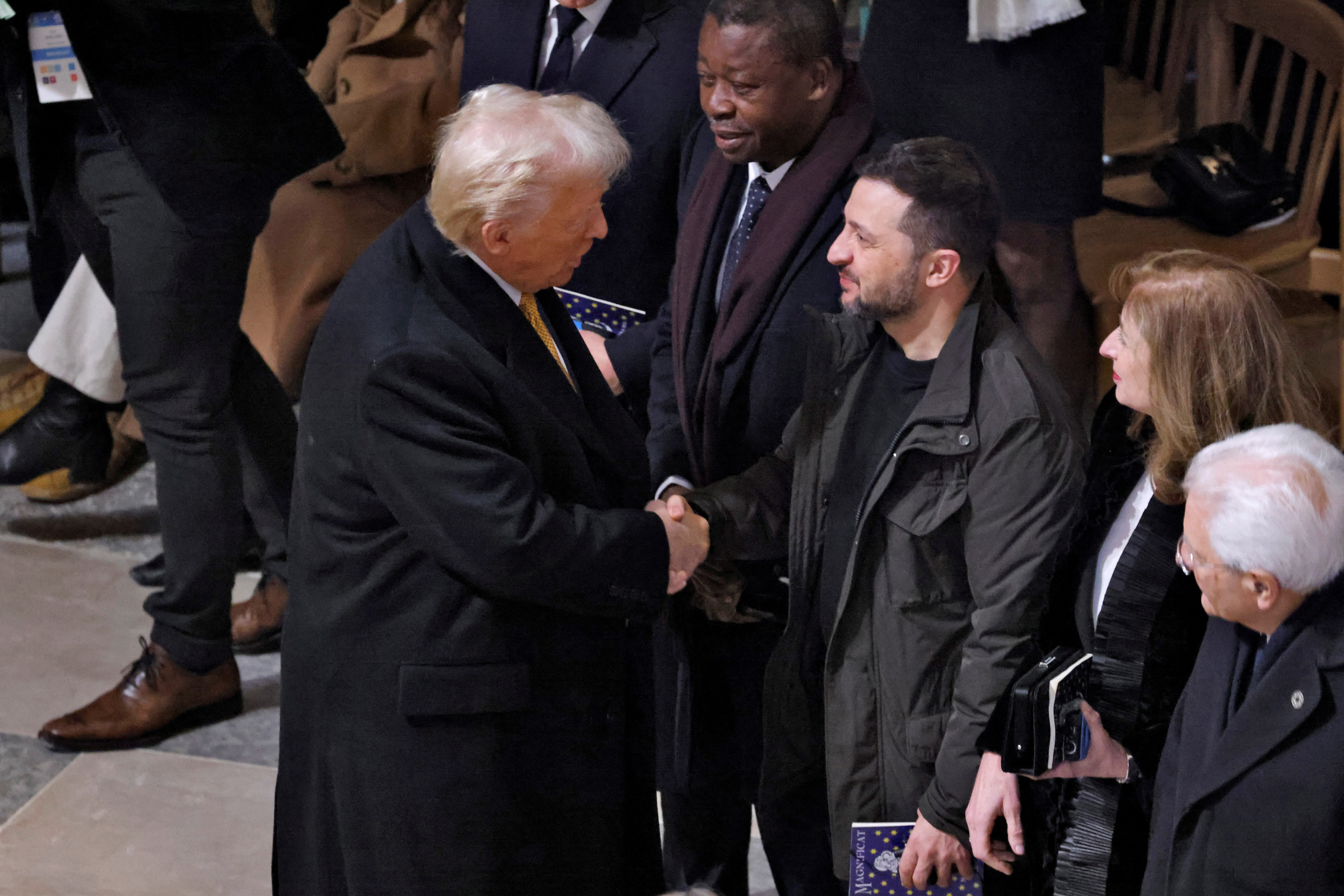 Ceremony to mark Notre-Dame de Paris Cathedral re-opening, in Paris