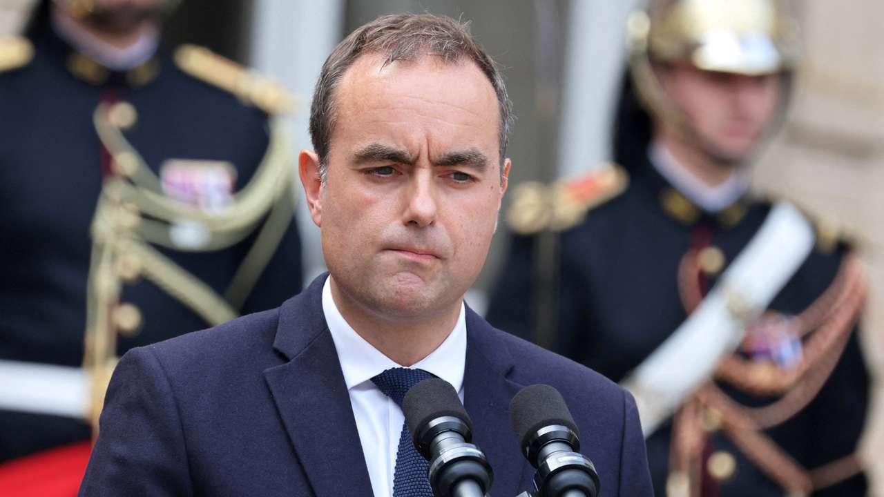 FILE PHOTO: Handover ceremony for France's newly appointed PM Lecornu in Paris