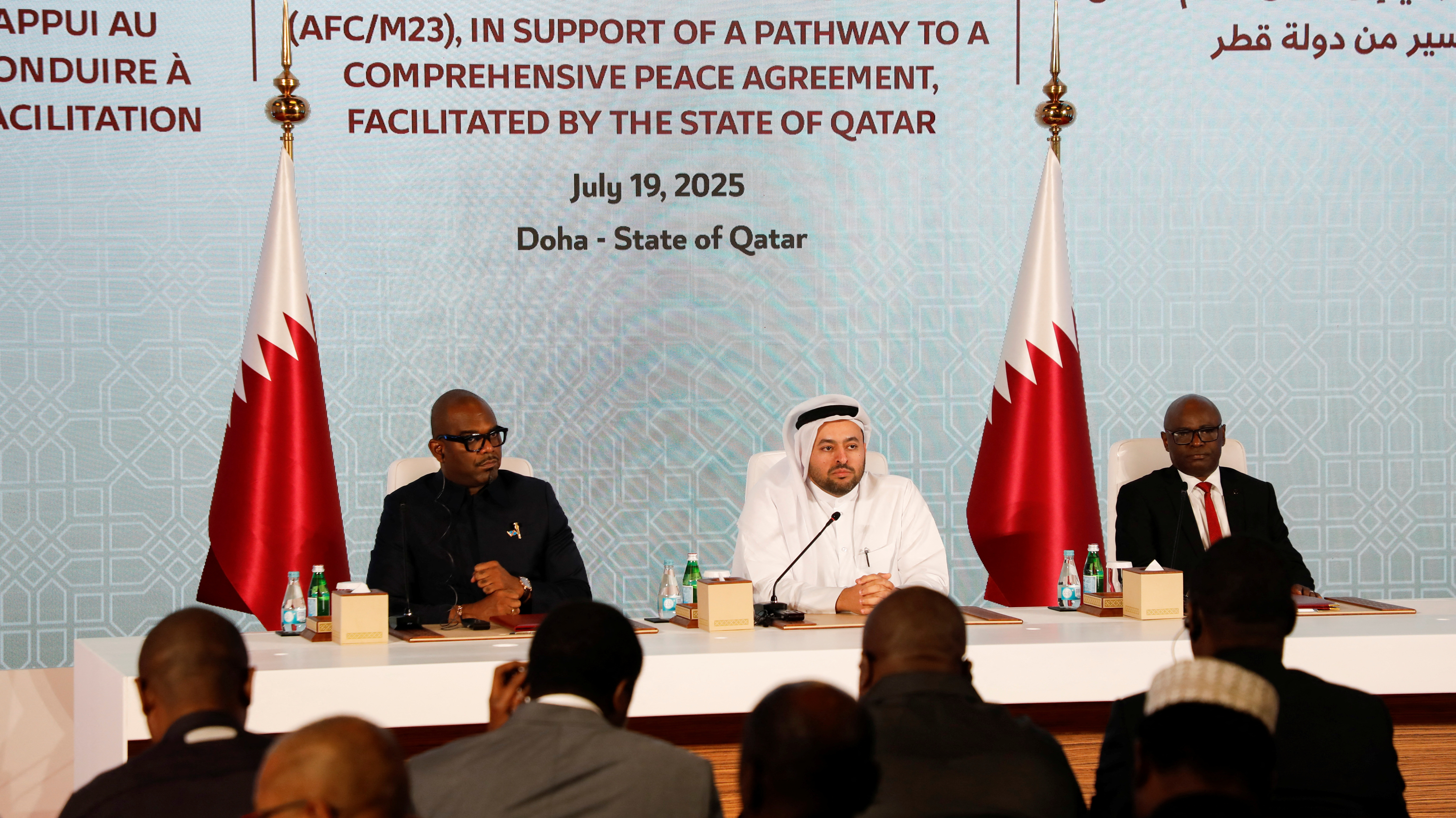 Congo, M23 rebel group sign declaration of principles in qatar