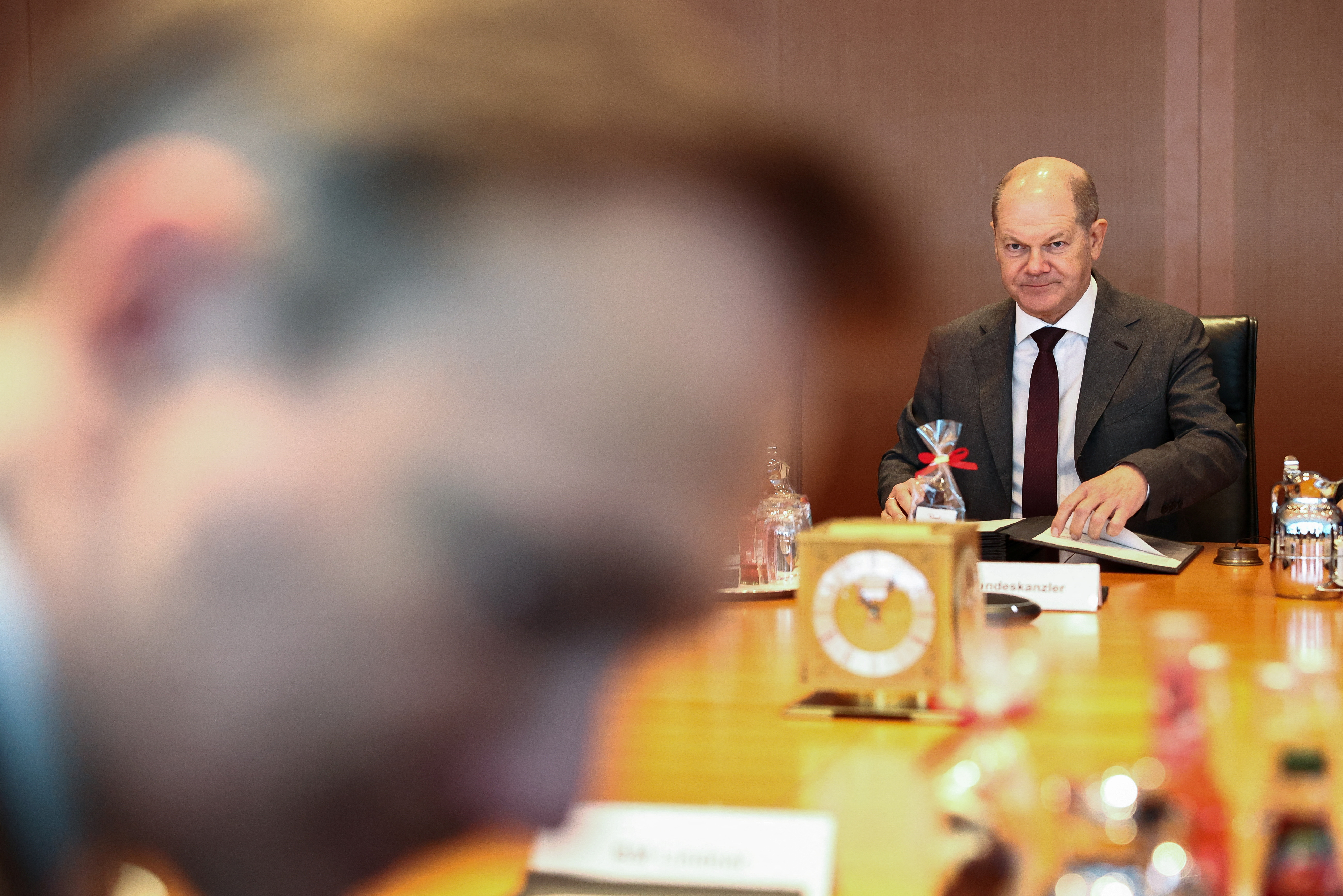 Weekly German cabinet meeting in Berlin