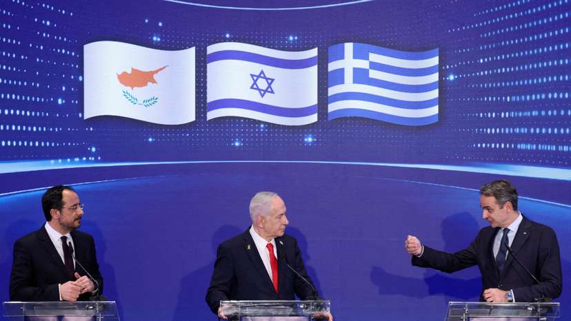 FILE PHOTO: Israel hosts trilateral summit with Greece and Cyprus
