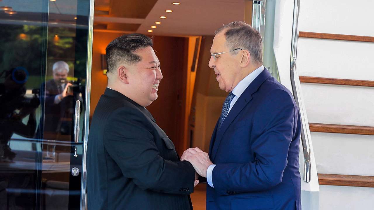 Russian Foreign Minister Sergei Lavrov visits North Korea